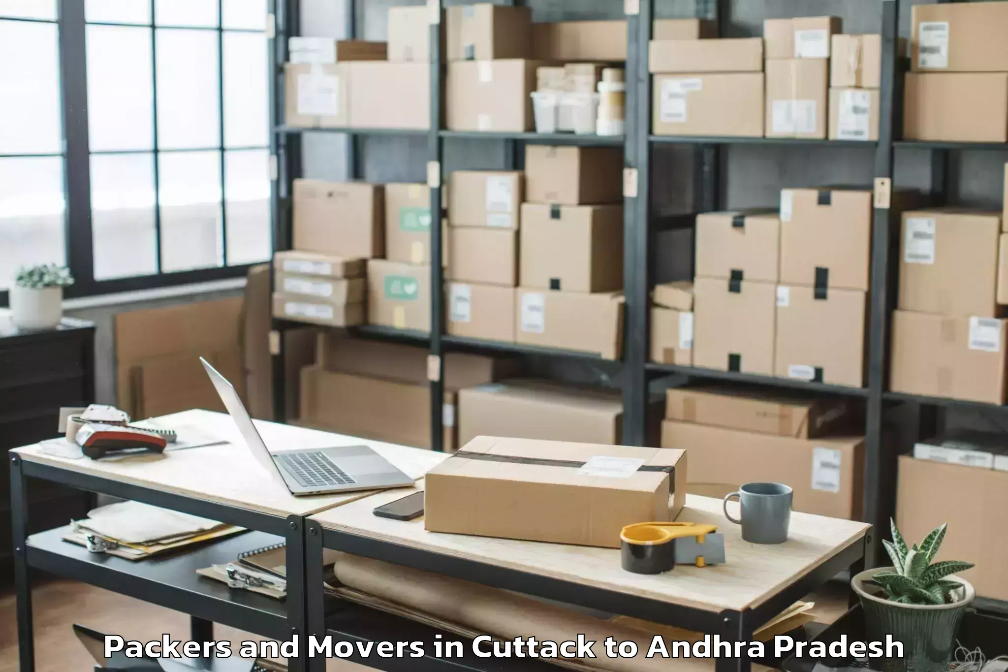 Top Cuttack to Kadapa Packers And Movers Available